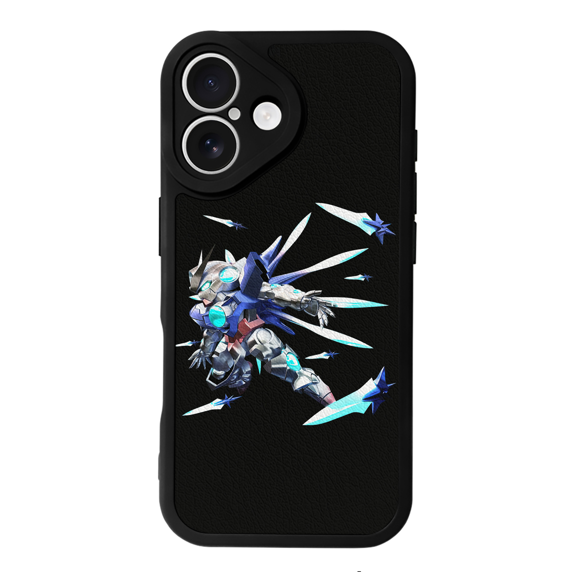 （画像用） 機動戦士ガンダム Mobile Suit Gundam 【iPhone 16シリーズ対応】シリコンスマホケース（レザー調） 材質：シリコン